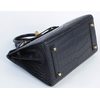 Hermès Birkin Sellier 25 Black Matte Crocodile Alligator GHW