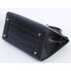 Hermès Birkin Sellier 25 Black Matte Crocodile Alligator GHW