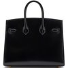 Hermès Birkin Sellier 25 Black Box Calf GHW