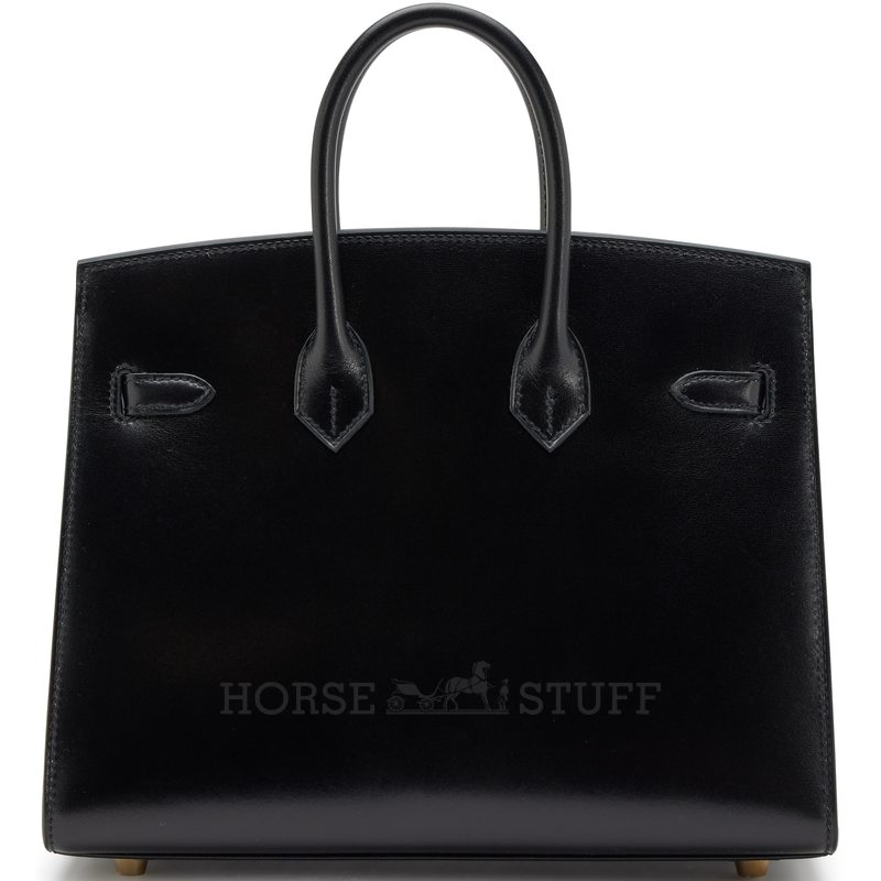Hermès Birkin Sellier 25 Black Box Calf GHW
