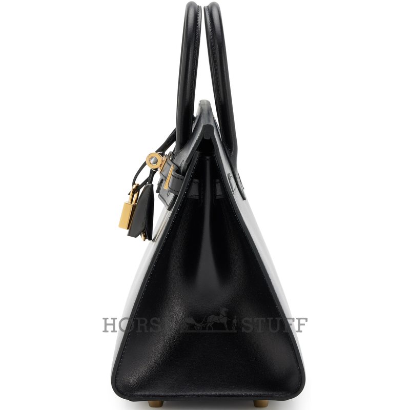 Hermès Birkin Sellier 25 Black Box Calf GHW