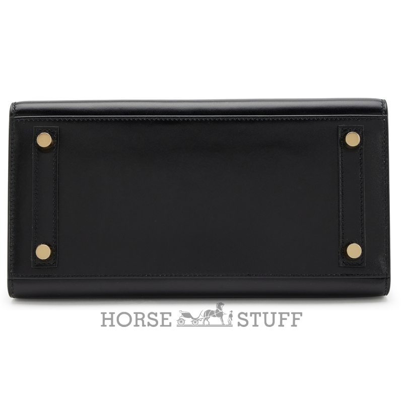 Hermès Birkin Sellier 25 Black Box Calf GHW