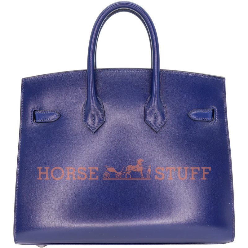 Hermès Birkin Sellier 25 Blue Sapphire Box Calf PHW