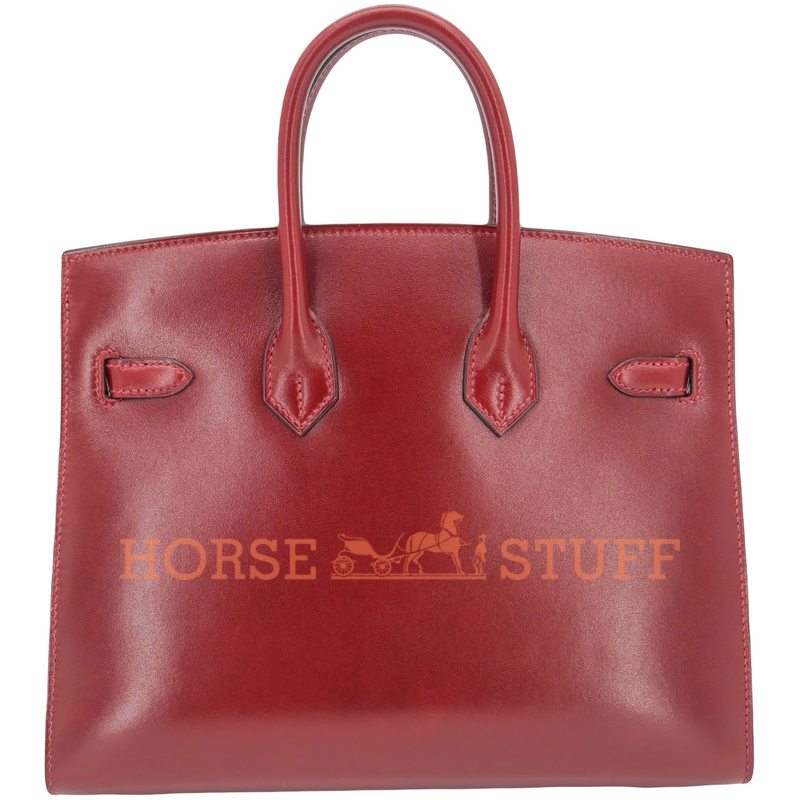 Hermès Birkin Sellier 25 Rouge H Box Calf PHW