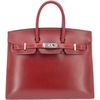 Hermès Birkin Sellier 25 Rouge H Box Calf PHW