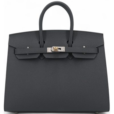 Hermès Birkin Sellier 25 Ardoise Epsom Electrum HW