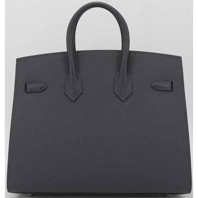 Hermès Birkin Sellier 25 Ardoise Epsom Electrum HW
