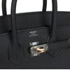 Hermès Birkin Sellier 25 Black Epsom Electrum HW