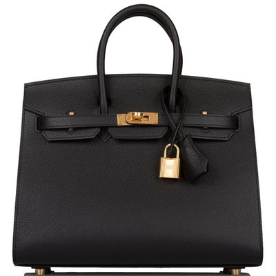 Hermès Birkin Sellier 25 Black Epsom GHW