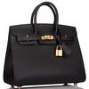 Hermès Birkin Sellier 25 Black Epsom GHW