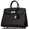 Hermès Birkin Sellier 25 Black Epsom GHW