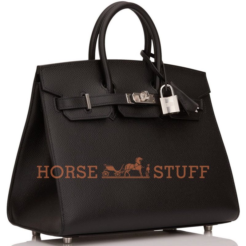 Hermès Birkin Sellier 25 Black Epsom PHW