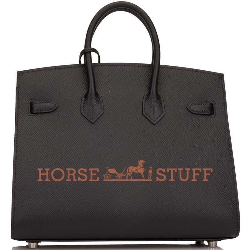 Hermès Birkin Sellier 25 Black Epsom PHW