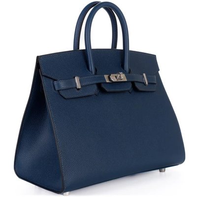 Hermès Birkin Sellier 25 Bleu de Prusse Epsom PHW