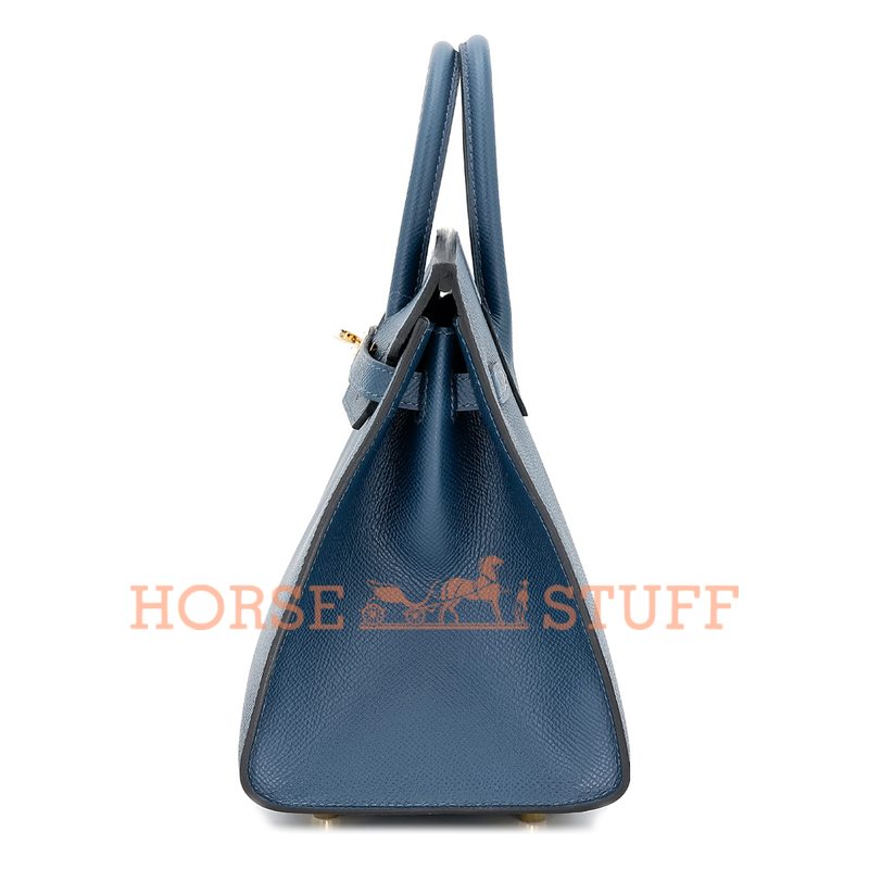 Hermès Birkin Sellier 25 Blue de Prusse Epsom GHW