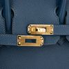 Hermès Birkin Sellier 25 Blue de Prusse Epsom GHW