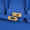 Hermès Birkin Sellier 25 Blue France Epsom GHW