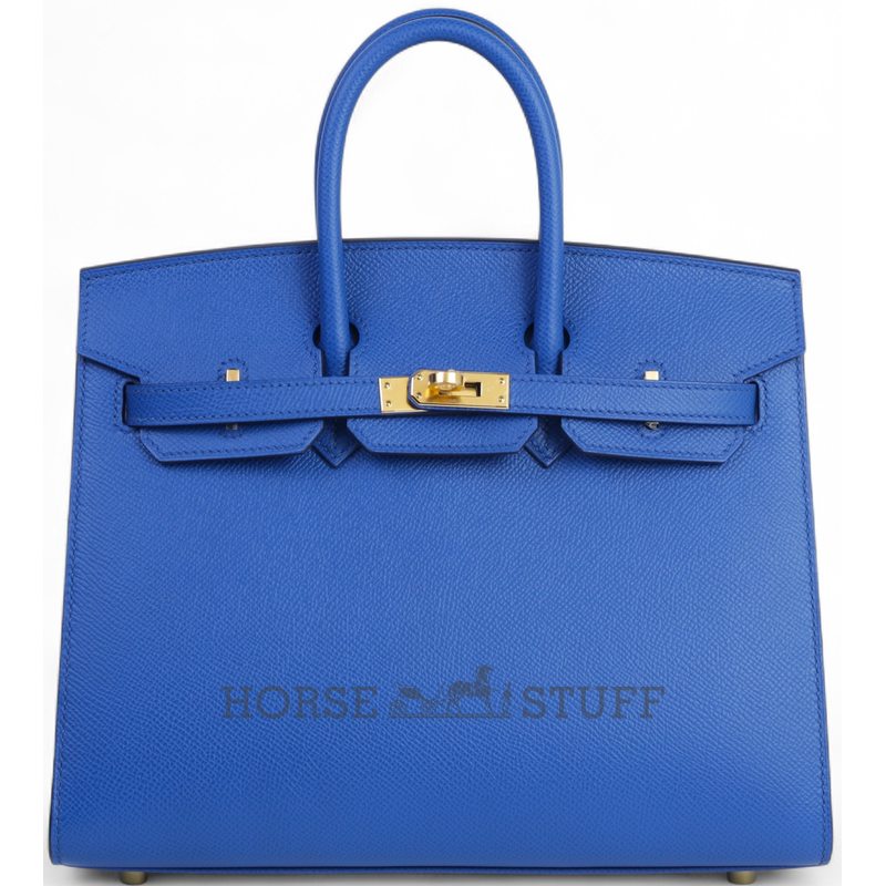 Hermès Birkin Sellier 25 Blue France Epsom GHW