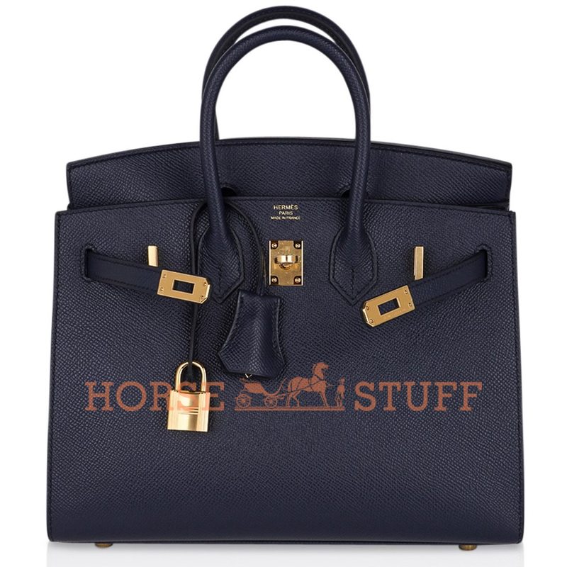 Hermès Birkin Sellier 25 Blue Indigo Epsom GHW