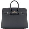 Hermès Birkin Sellier 25 Black Epsom PHW