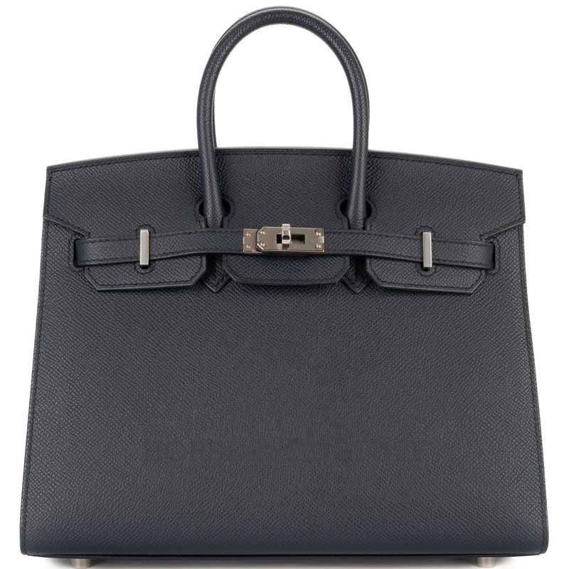 Hermès Birkin Sellier 25 Black Epsom PHW