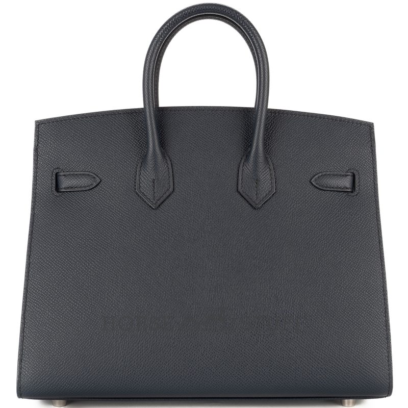 Hermès Birkin Sellier 25 Black Epsom PHW