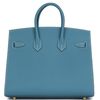 Hermès Birkin Sellier 25 Blue Jean Epsom GHW