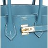 Hermès Birkin Sellier 25 Blue Jean Epsom GHW