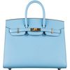 Hermès Birkin Sellier 25 Celeste Epsom GHW