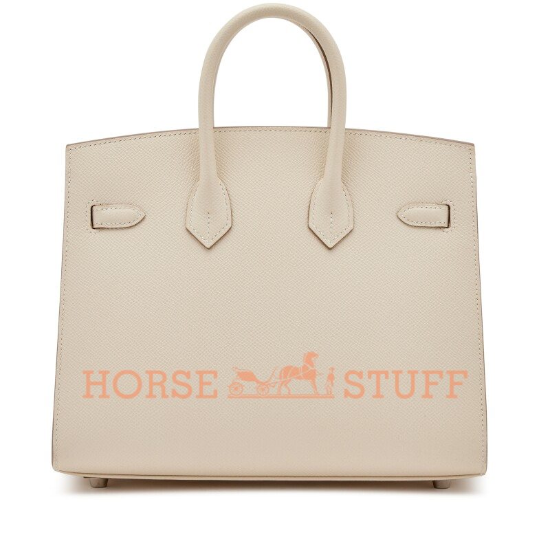 Hermès Birkin Sellier 25 Craie Epsom PHW