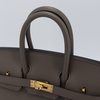 Hermès Birkin Sellier 25 Etain Epsom GHW
