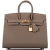 Hermès Birkin Sellier 25 Etoupe Epsom GHW