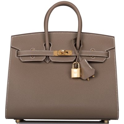 Hermès Birkin Sellier 25 Etoupe Epsom GHW