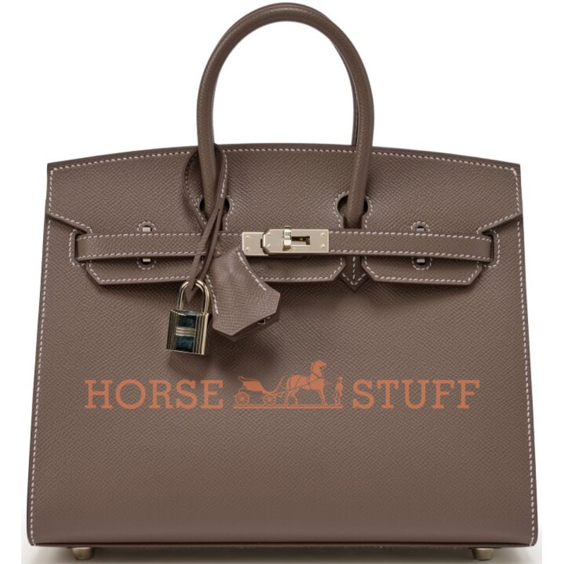 Hermès Birkin Sellier 25 Etoupe Epsom PHW