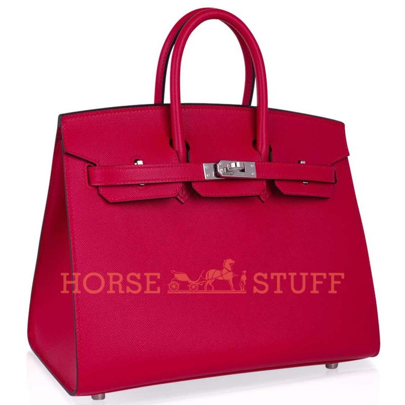 Hermès Birkin Sellier 25 Framboise Epsom PHW