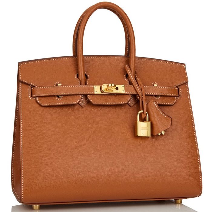 Hermes Birkin Sellier 25 Gold Epsom GHW without the tediously long wait