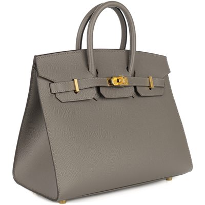 Hermès Birkin Sellier 25 Gris Meyer Epsom GHW