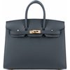 Hermès Birkin Sellier 25 Gris Misty Epsom Permabrass