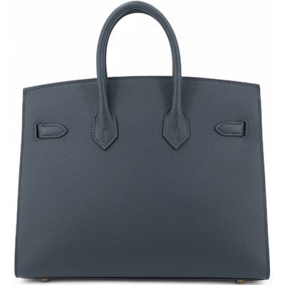 Hermès Birkin Sellier 25 Gris Misty Epsom Permabrass