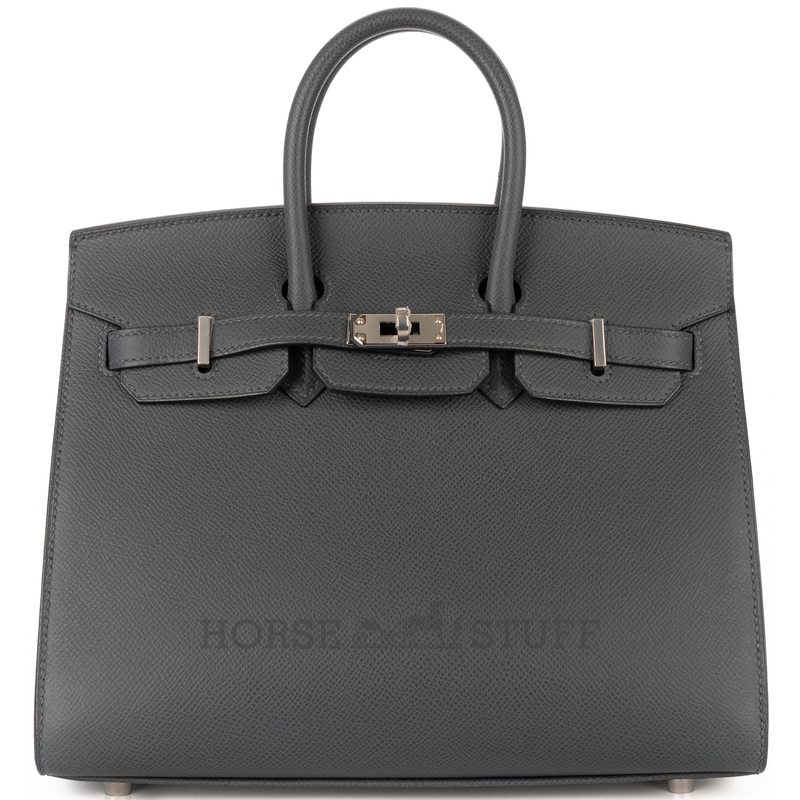 Hermès Birkin Sellier 25 Black Epsom PHW