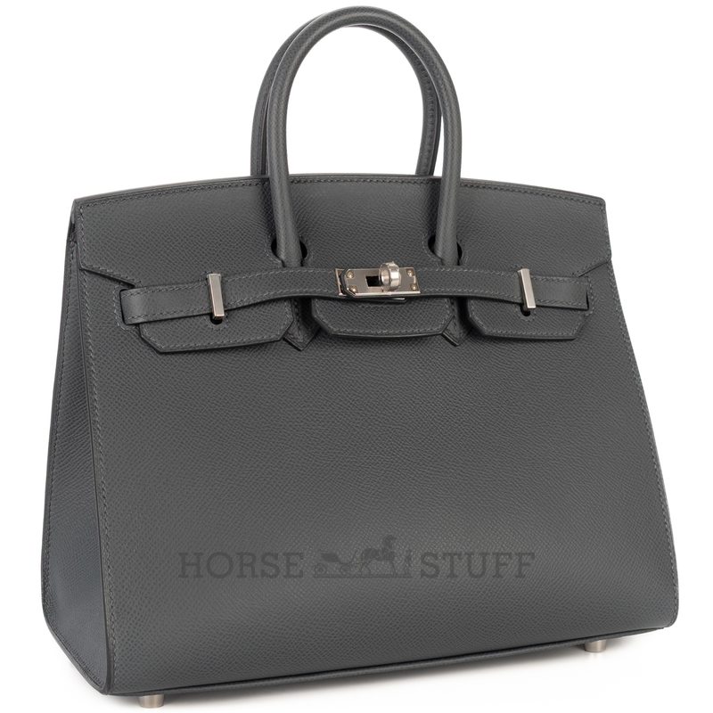 Hermès Birkin Sellier 25 Black Epsom PHW