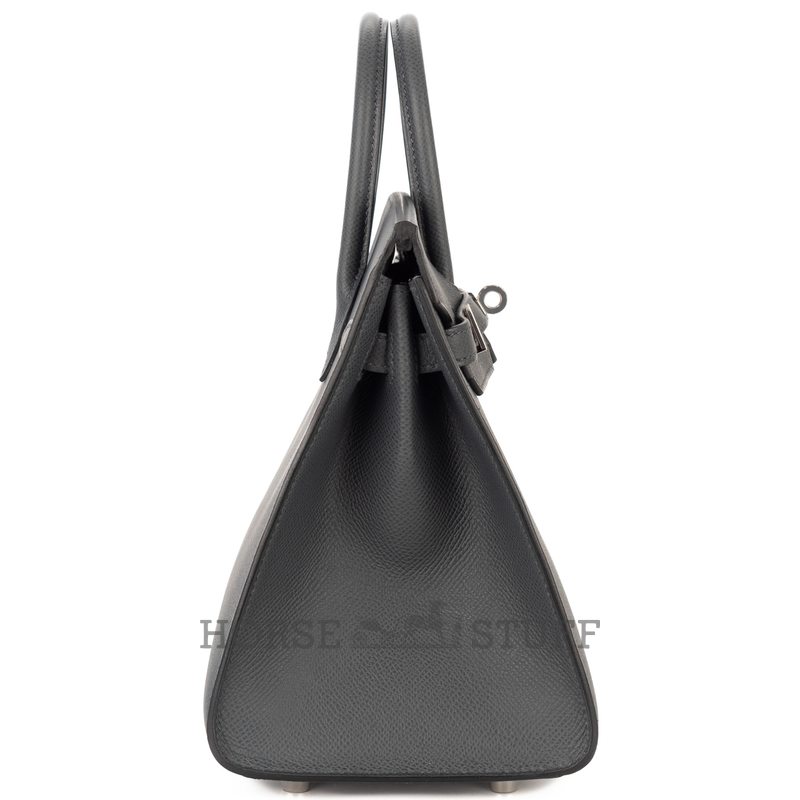Hermès Birkin Sellier 25 Black Epsom PHW