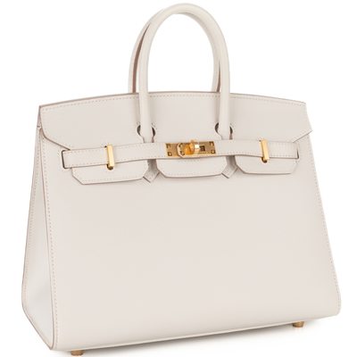 Hermès Birkin Sellier 25 Gris Pale Epsom GHW