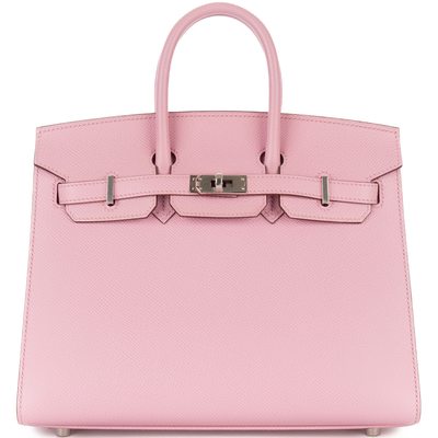 Hermès Birkin Sellier 25 Mauve Sylvestre Epsom PHW