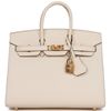 Hermès Birkin Sellier 25 Nata Epsom GHW