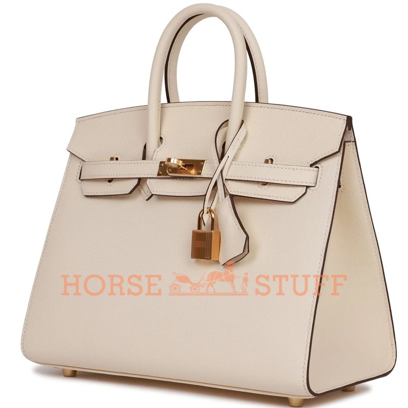 Hermès Birkin Sellier 25 Nata Epsom GHW