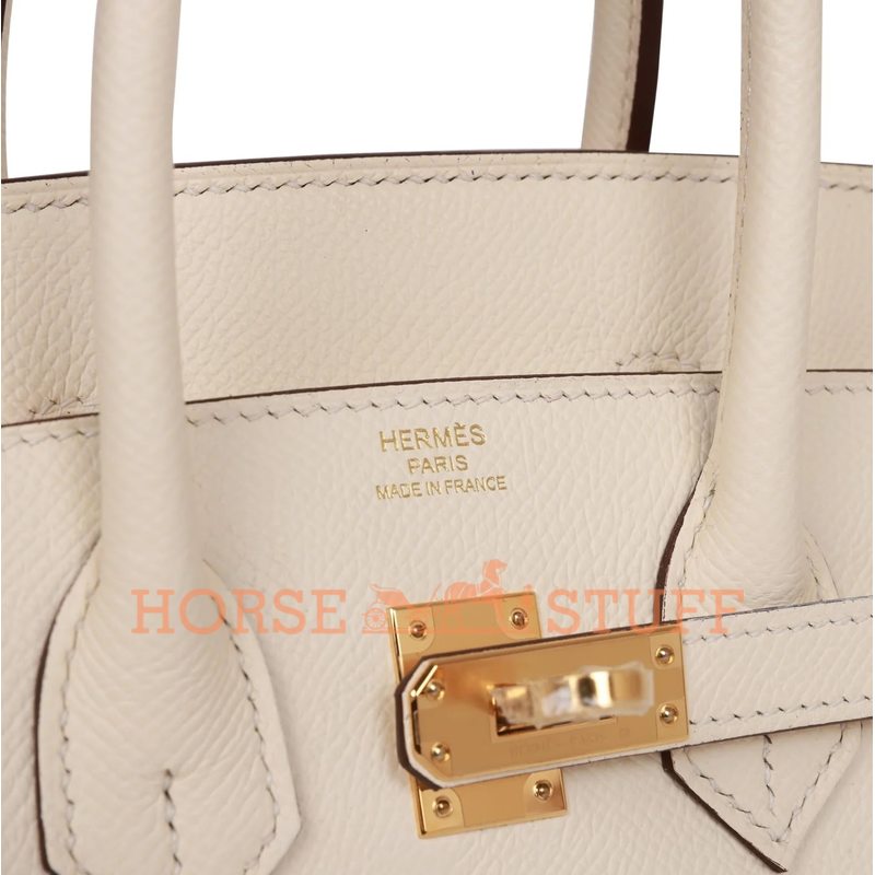 Hermès Birkin Sellier 25 Nata Epsom GHW