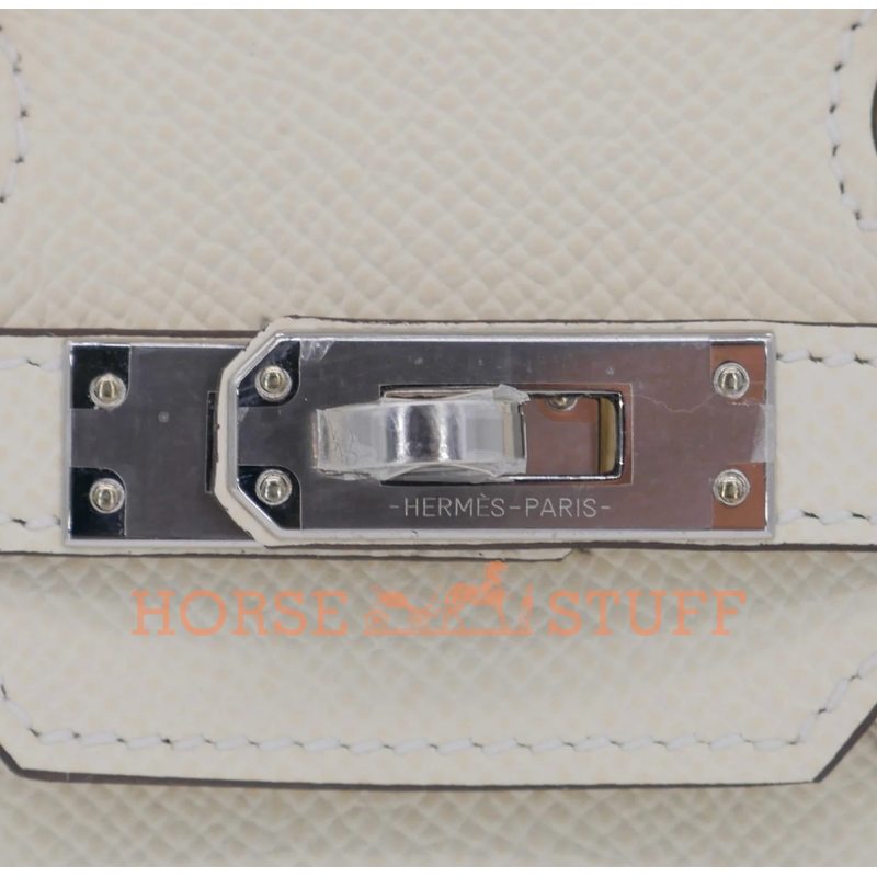 Hermès Birkin Sellier 25 Nata Epsom PHW