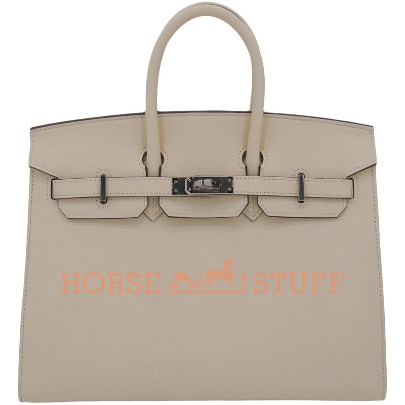 Hermès Birkin Sellier 25 Nata Epsom PHW