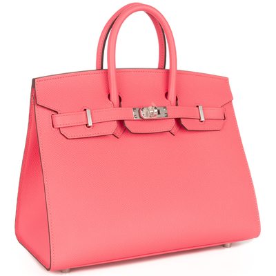 Hermès Birkin Sellier 25 Rose Azalee Epsom PHW